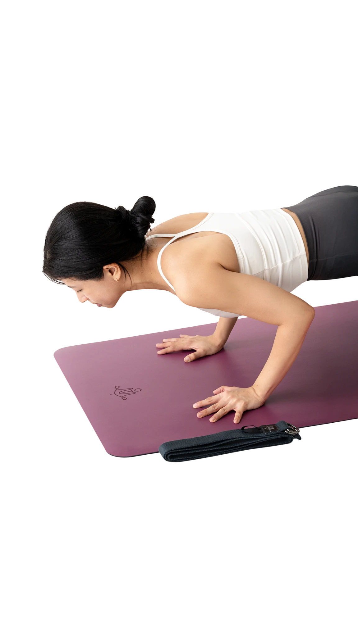 Pure Essential Yoga Mat 4.5mm Red Wine